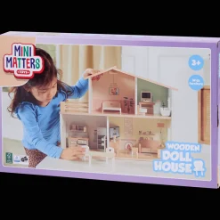 Jeux*Mini Matters Maison de poupée en bois
