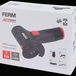 Outils*FERM Meuleuse d'angle sans fil AX Power