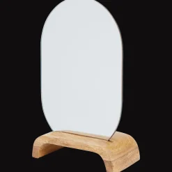 Décoration Murale*Action Miroir avec support en manguier