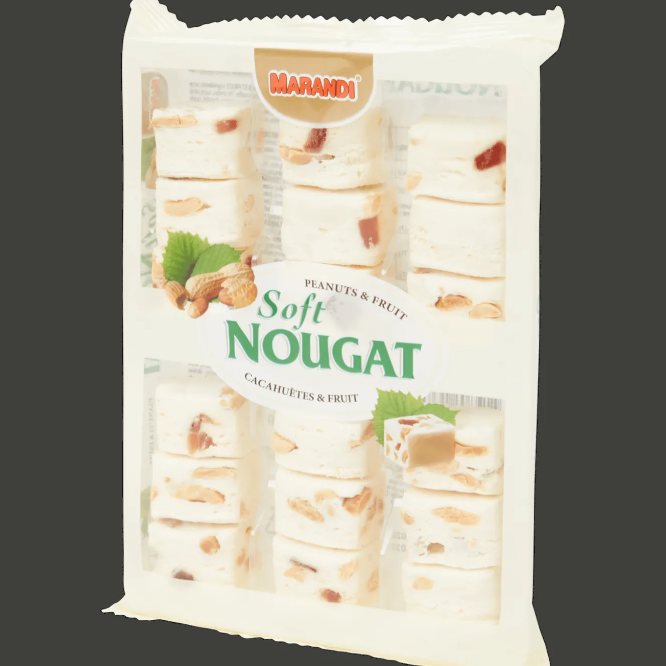 Friandises Et Bonbons*Marandi Nougat aux cacahuètes et fruits
