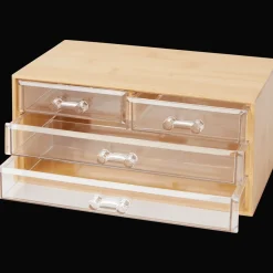 Maquillage*Action Organisateur de maquillage en bambou