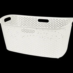 Laver Et Repasser*Curver Panier à linge effet rotin
