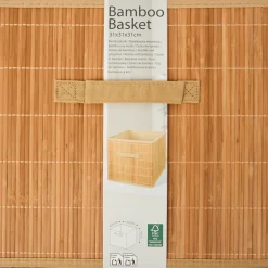 Accessoires Pour La Maison*Action Panier de rangement en bambou