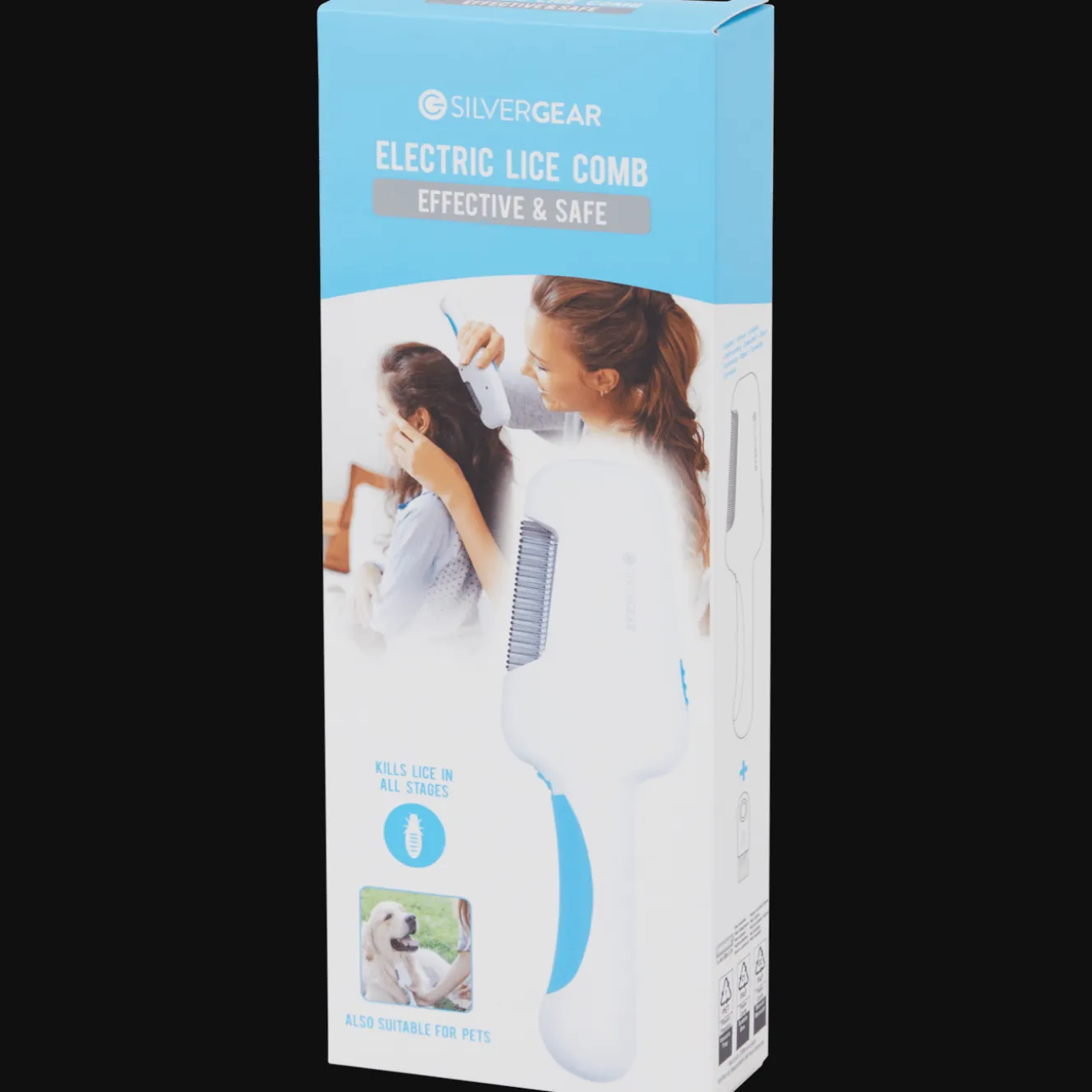 Anti-Moustiques|Lutte Antiparasitaire*Action Peigne électrique anti-poux Silvergear