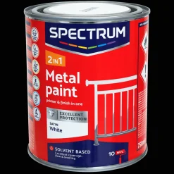 Peinture*Spectrum Peinture brillante pour métal Blanc