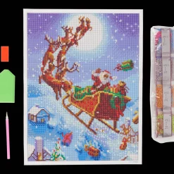 Bricolage*Action Peinture diamant de Noël Avec