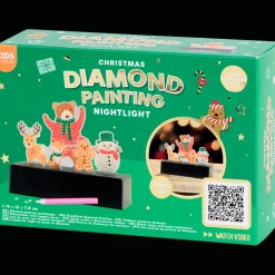 Bricolage*Action Peinture diamant veilleuse de Noël Kids Kingdom
