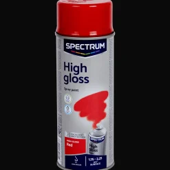 Peinture*Spectrum Peinture en aérosol haute brillance Rouge