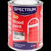 Peinture*Spectrum Peinture laque satinée pour bois 2-en-1 RAL 9010