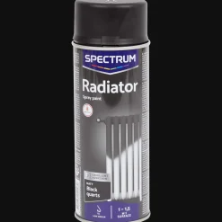 Peinture*Spectrum Peinture mate pour radiateur Noir