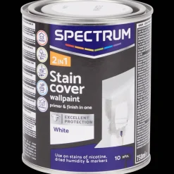 Peinture*Spectrum Peinture murale blanche 2 en 1 Masque-taches