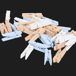 Bricolage*Action Pinces ou boutons en bois Hobby Flora