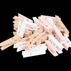 Bricolage*Action Pinces ou boutons en bois Hobby Flora