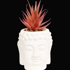Pots De Fleurs*Action Plante artificielle dans un cache-pot Bouddha