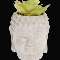 Pots De Fleurs*Action Plante artificielle dans un cache-pot Bouddha