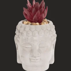 Pots De Fleurs*Action Plante artificielle dans un cache-pot Bouddha