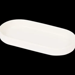 Plateaux*Action Plat ovale en porcelaine