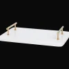 Plateaux*Action Plateau de service aspect marbre