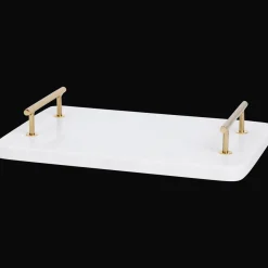 Plateaux*Action Plateau de service aspect marbre