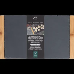 Plateaux*Action Plateau de service avec ardoise Absolu Chic