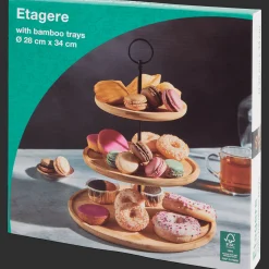 Plateaux*Action Plateau de service en bambou