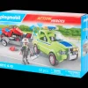 Jeux*Playmobil Action Heroes Jardinier avec véhicule et tracteur tondeuse