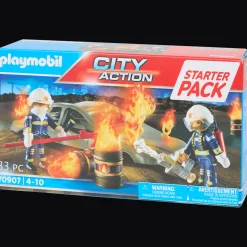 Jeux*Playmobil City Action Starter pack Pompiers et incendie