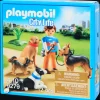 Jeux*Playmobil City Life Entraineur et chiens