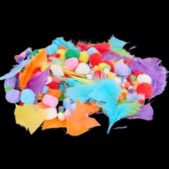 Bricolage*Action Plumes et pompons pour loisirs créatifs