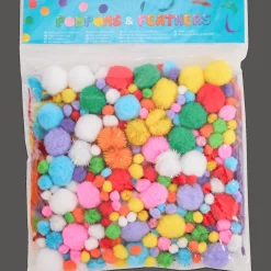 Bricolage*Action Plumes et pompons pour loisirs créatifs