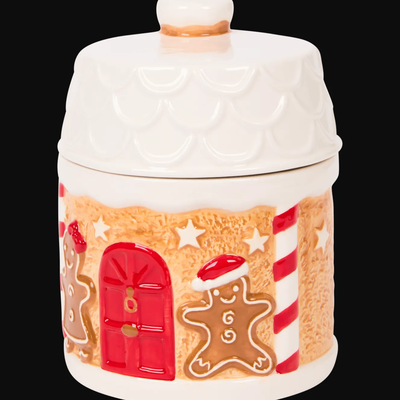 Conserver Et Emporter*Action Pot à provisions maison de Noël