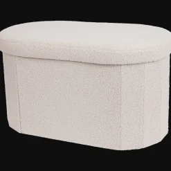 Accessoires Pour La Maison*Action Pouf de rangement en teddy
