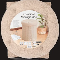 Accessoires Pour La Maison*Action Pouf de rangement pliable