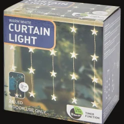 Éclairage*Action Rideau lumineux avec étoiles