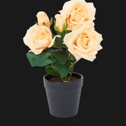 Plantes Et Fleurs Artificielles*Action Rose artificielle en pot