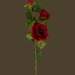 Plantes Et Fleurs Artificielles*Action Rose artificielle sur tige