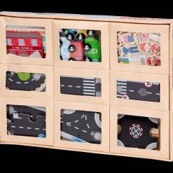 Jeux*Mini Matters Route de ville à assembler en bois