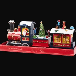 Décoration Saisonnière*Action Scène de Noël train