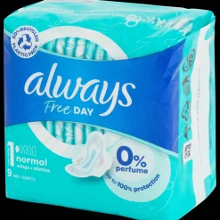 Soins Corporels*Always Serviettes hygiéniques Free Day Classique