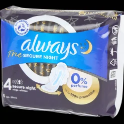 Soins Corporels*Always Serviettes hygiéniques Free Secure Night