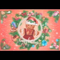 Sets De Table*Action Set de table effet 3D de Noël