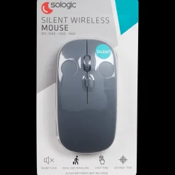 Gaming*Action Souris silencieuse sans fil Sologic