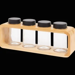 Ustensiles De Cuisine*Action Étagère à épices avec pots en verre