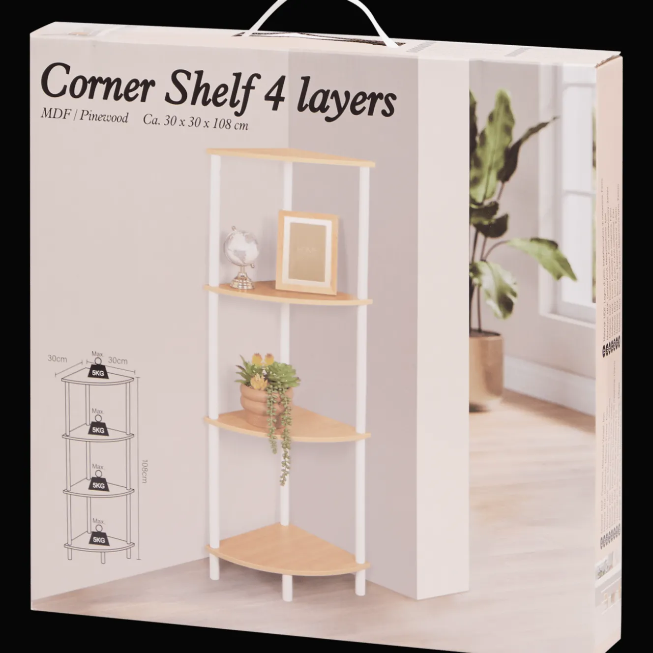 Accessoires Pour La Maison*Action Étagère d'angle