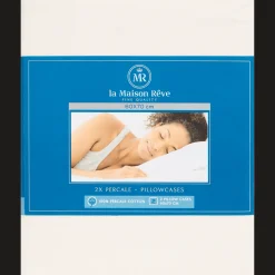 Literie*La Maison Rêve Taies d'oreiller en percale