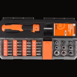 Outils*Werckmann Tournevis à cliquet avec embouts