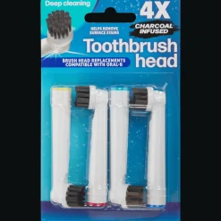 Soins Buccaux*Action Têtes de brosse à dents électrique au charbon actif