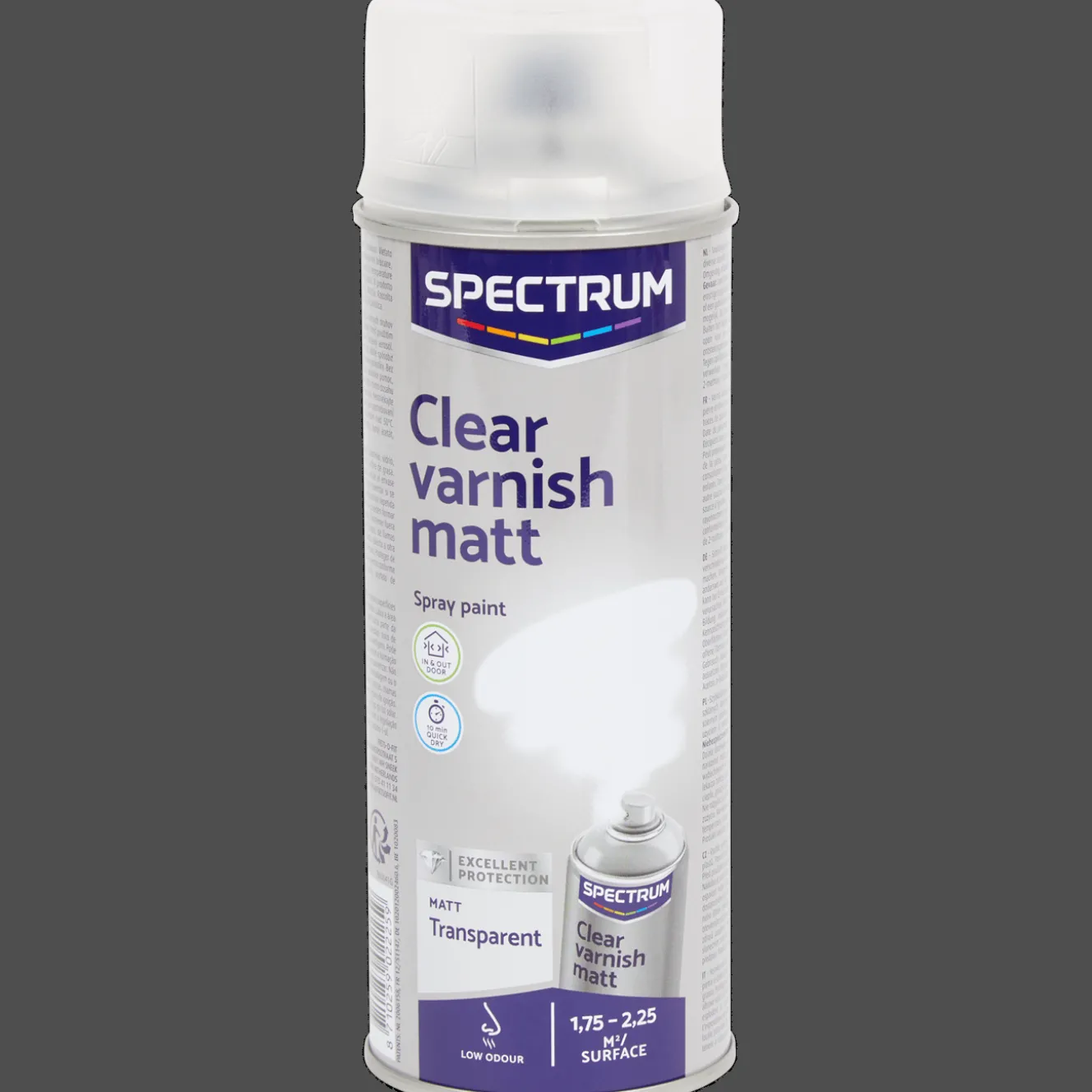Peinture*Spectrum Vernis incolore en aérosol Transparent